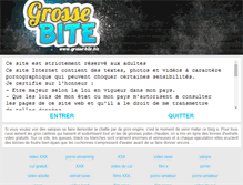Tablet Screenshot of grosse-bite.biz